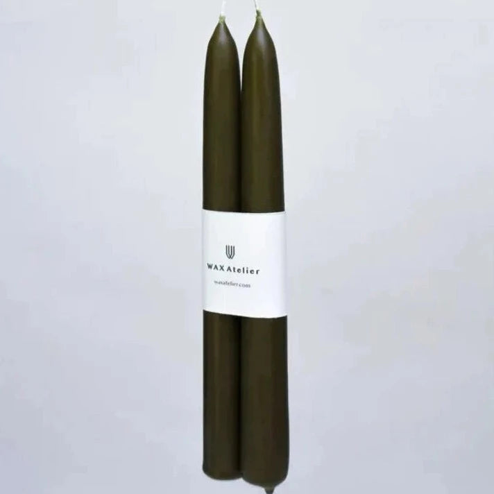 Pair of Dining Candles- Peat