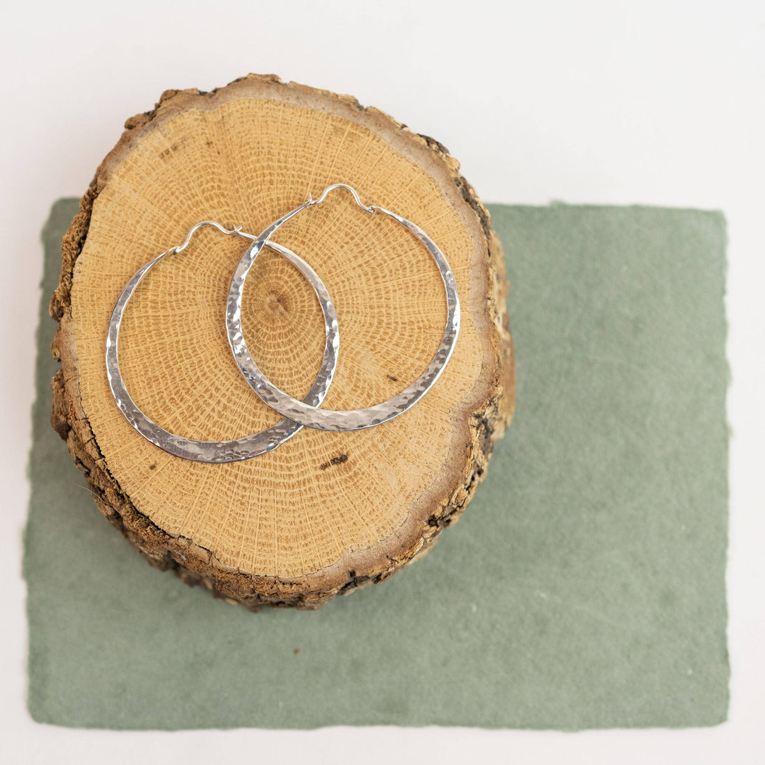 Sterling Silver Hoops - Medium