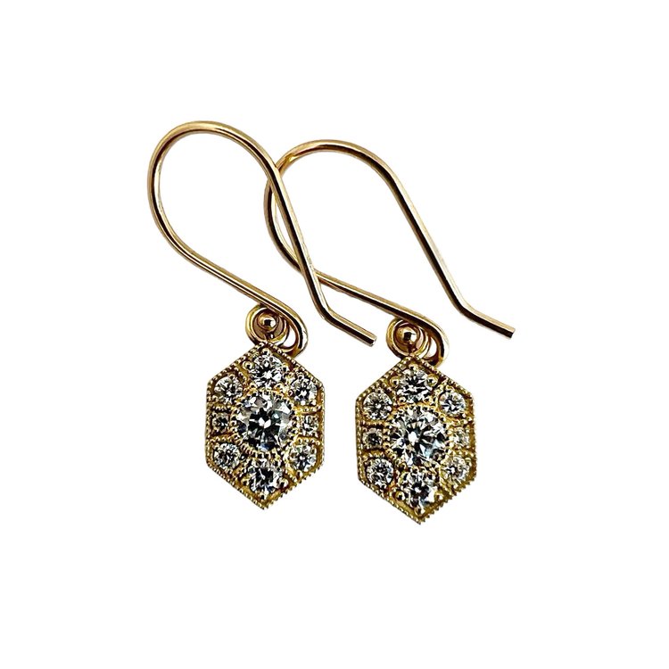 18k Diamond Wyatt Earrings