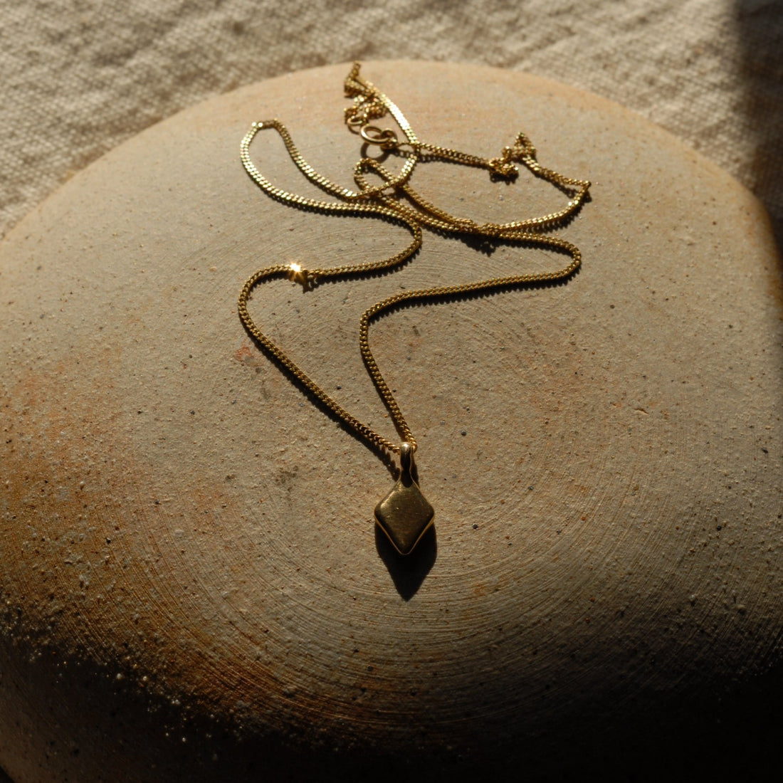 14k Four Corners Necklace