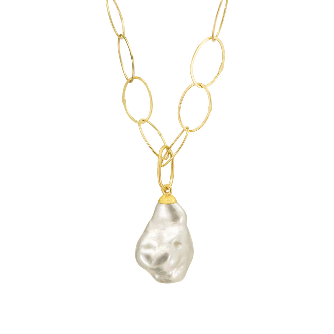 Freeform Keishi Pearl Pendant