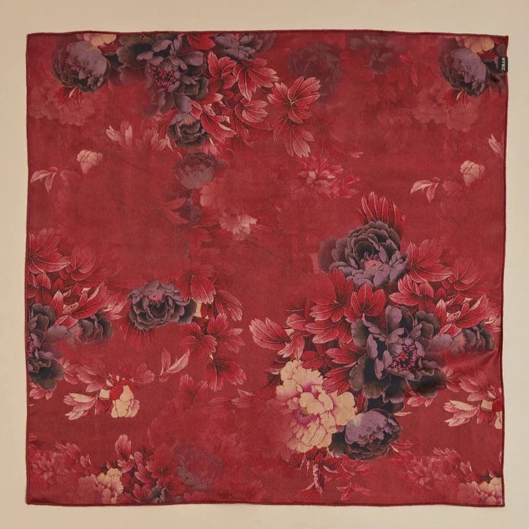 Silk Bandana- Scarlet