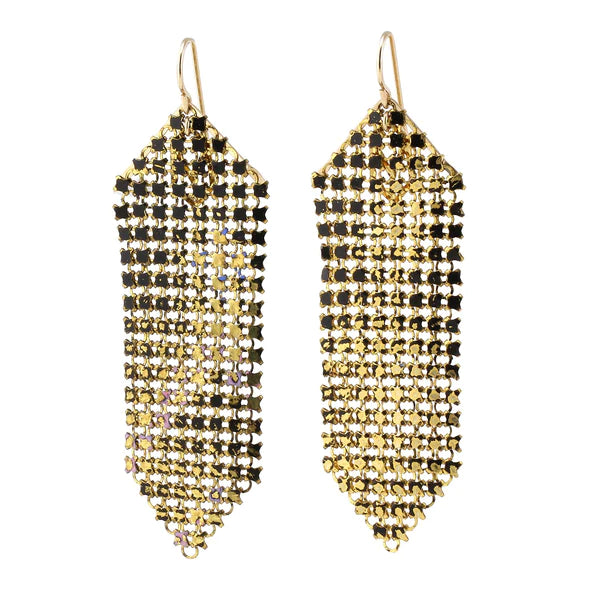 Black Fade Medium Earrings