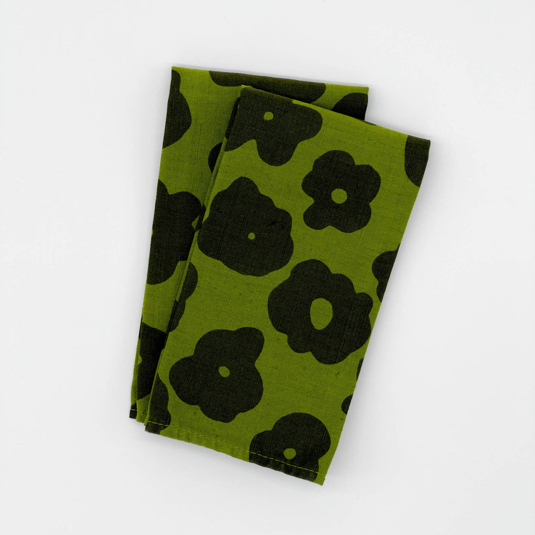 Napkins - Set of 2 - Celeste - Faded Black - Moss