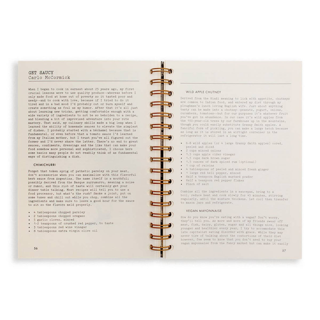 Be Patient: An Anthology Cookbook