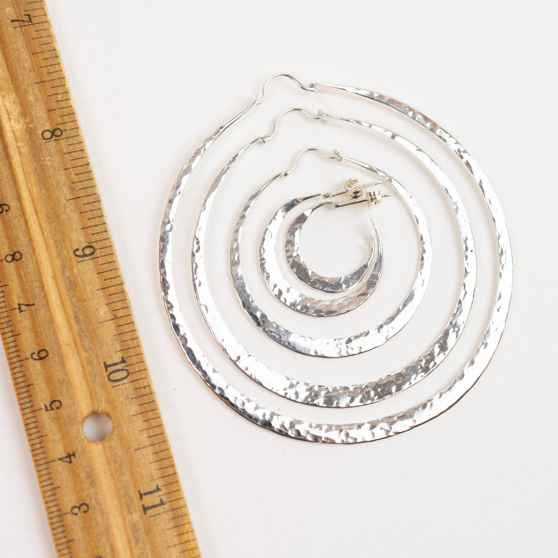 Sterling Silver Hoops - Large