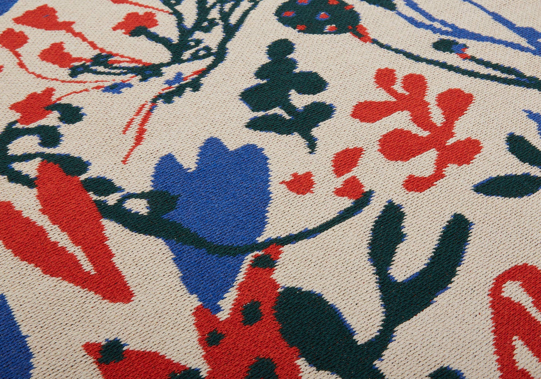 Poppies & Lotus Flax