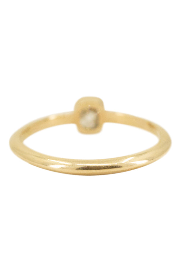 14k & Platinum Antique Solitaire