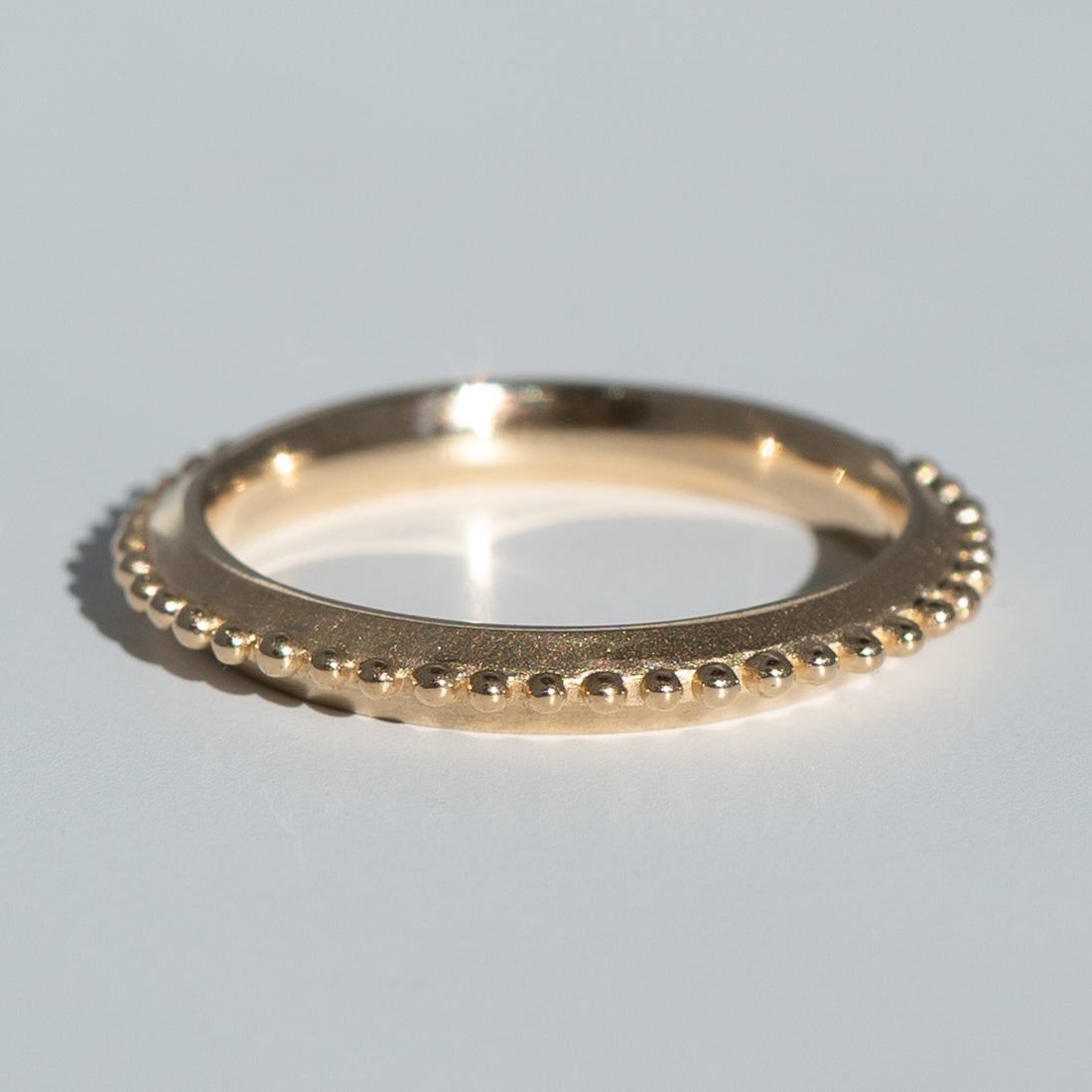 14k Beaded Band