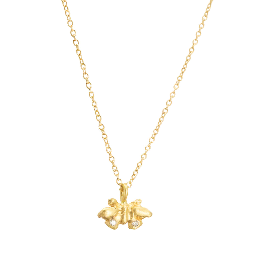 Diamond Little Wing Pendant