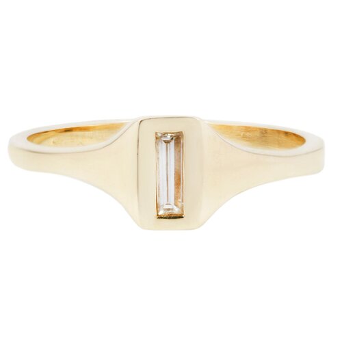 14k Diamond Passage Ring