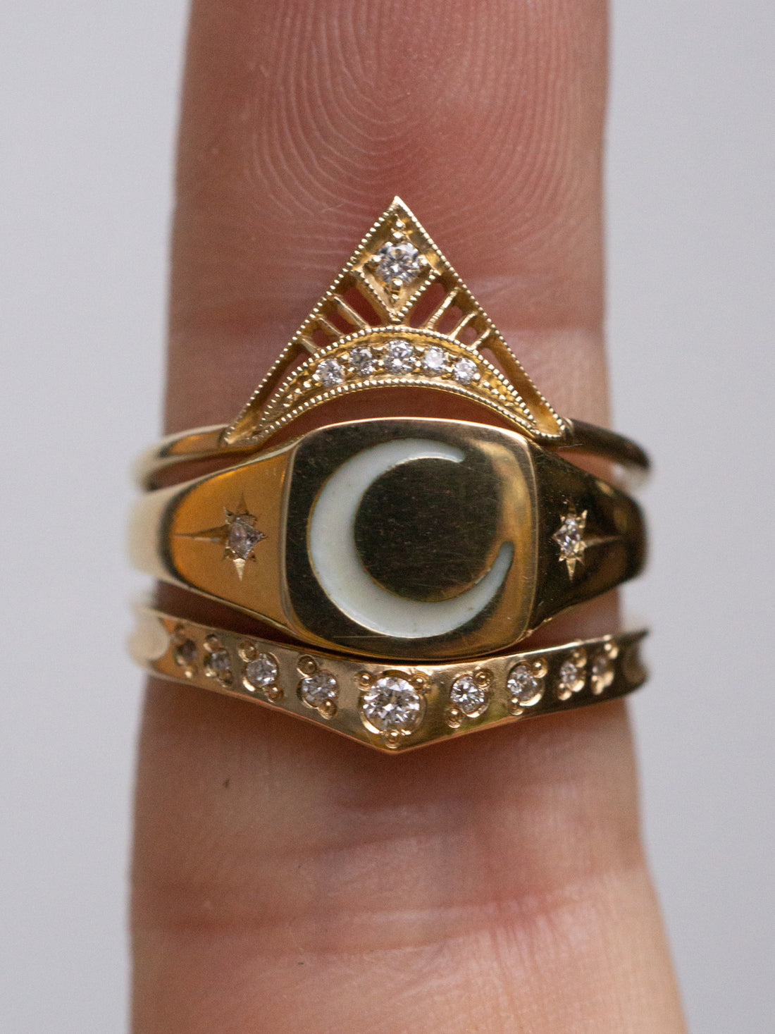 14k Paulo Luna Enameled Ring