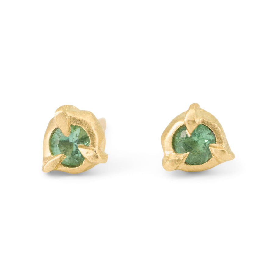 Talon Studs- Emerald