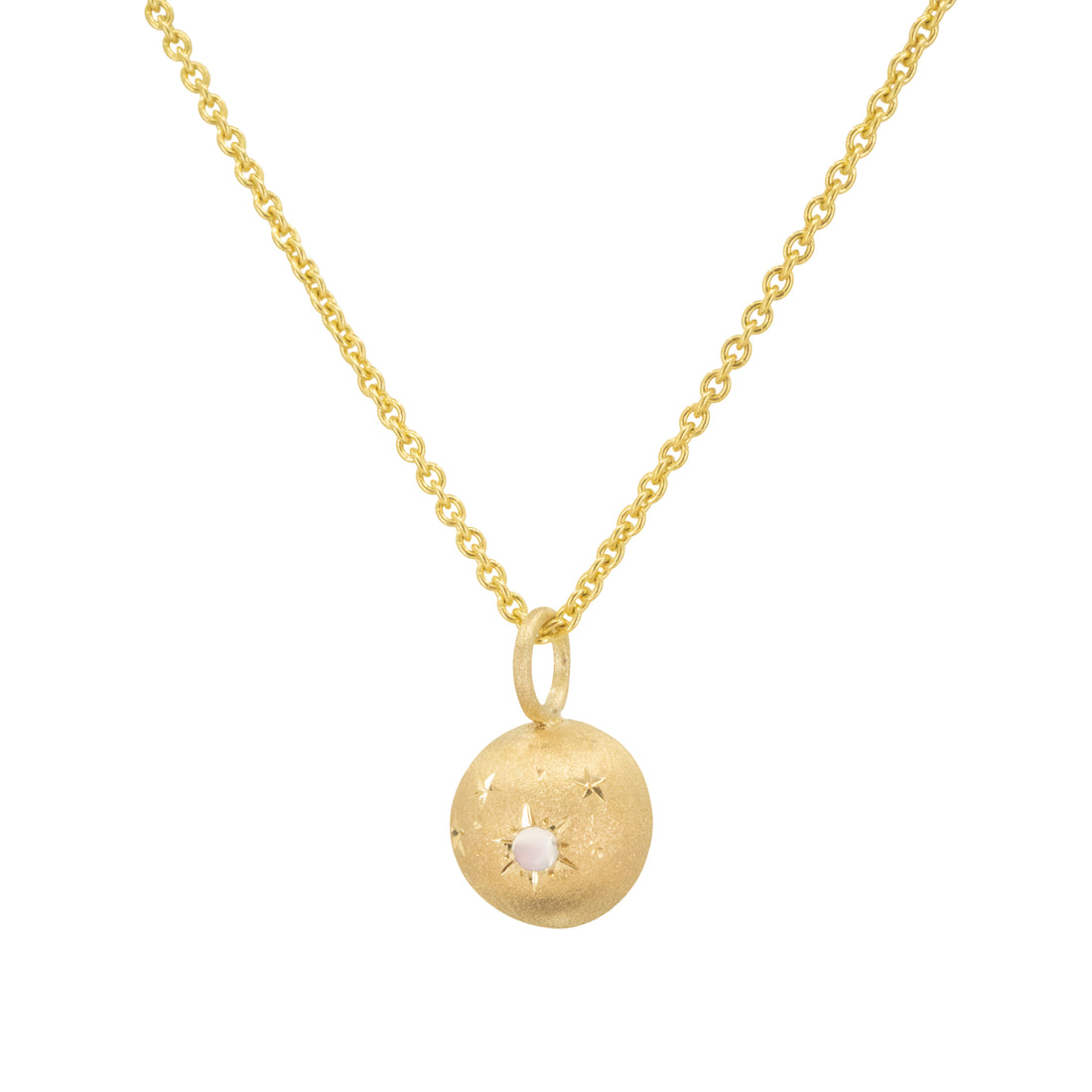 14k Heart Galileo Pendant-  purple sapphire