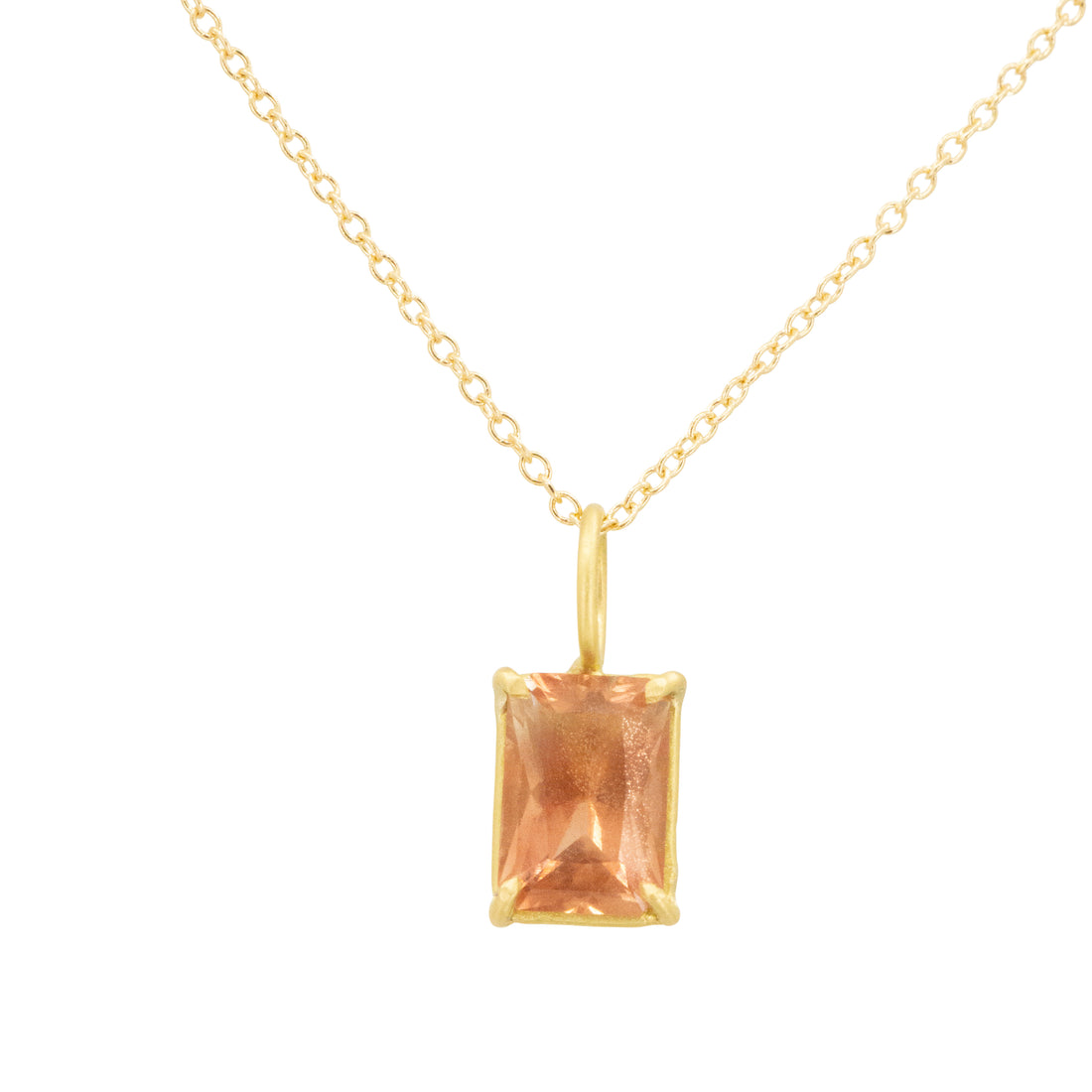 Sunstone Basket Pendant  - 1.17CT - One of a Kind