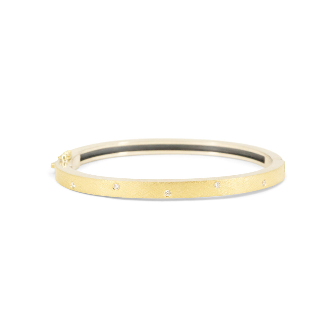 Mixed Metal Orly Diamond Bangle