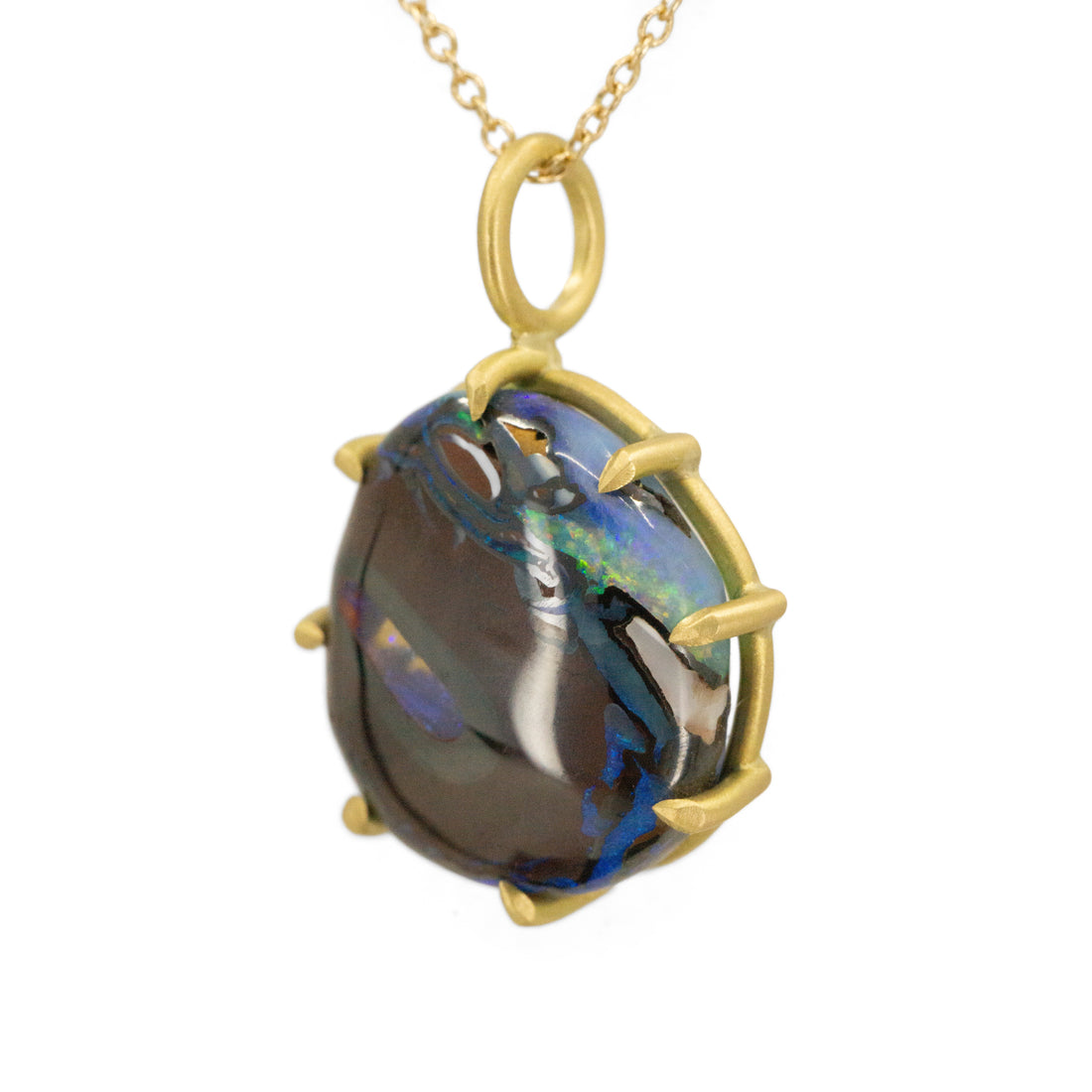 Matrix Opal Basket Pendant