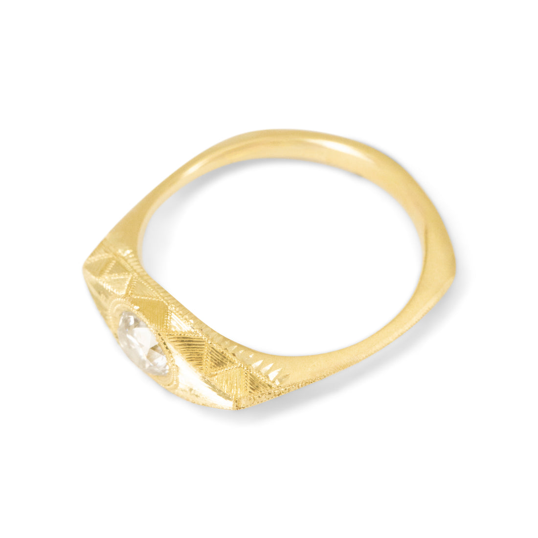 Grand Diamond Protector Ring - 0.55ct - One of a Kind