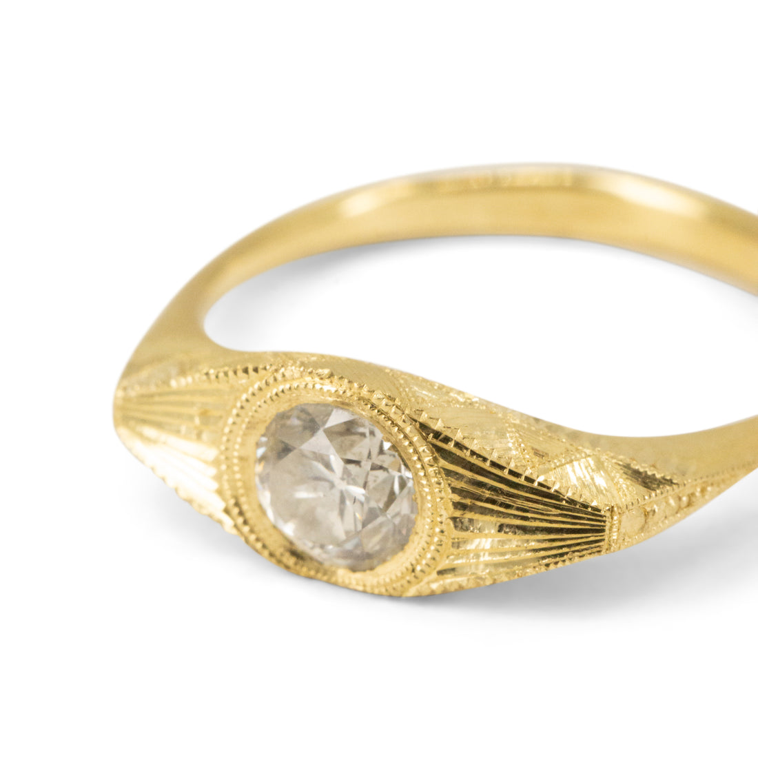 Grand Diamond Protector Ring - 0.55ct - One of a Kind