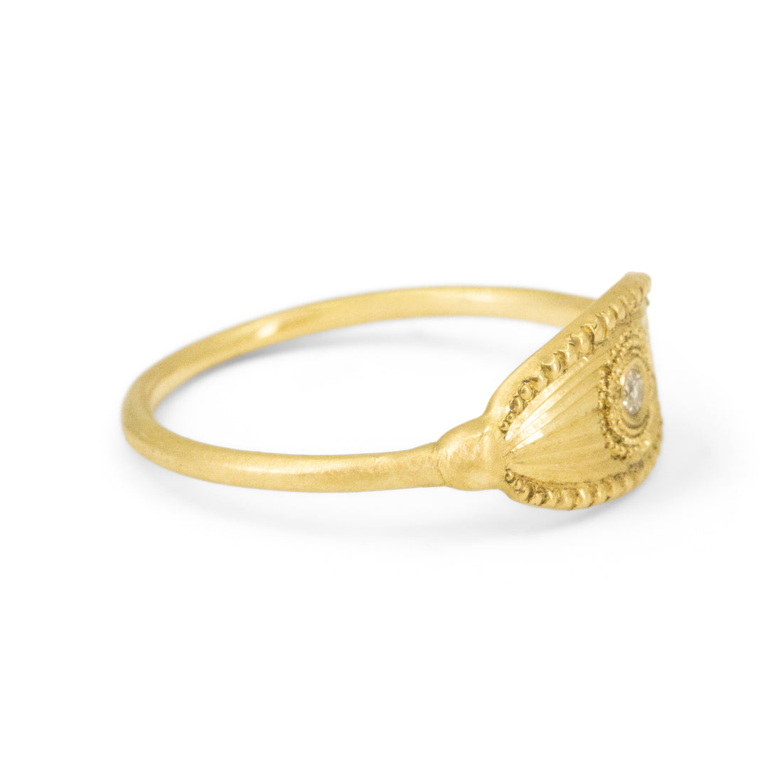 Petite Diamond Protector Ring