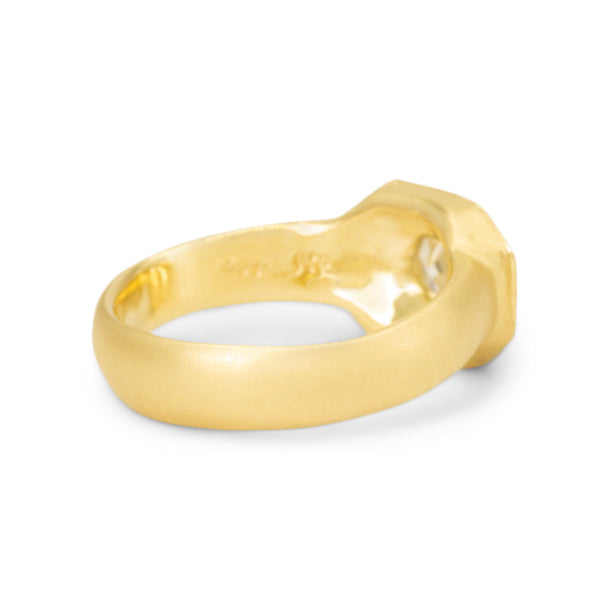 Empress Engraved Diamond Solitaire - 0.98ct - One of a Kind