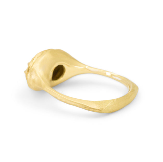 Grand Oval Diamond Relic Ring - 1.49ct - One of a Kind