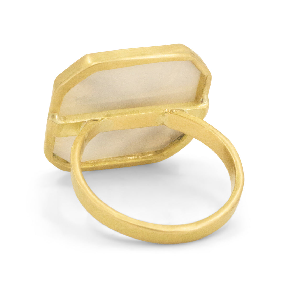 Dendritic Agate Dreamscape Ring - OOAK sample