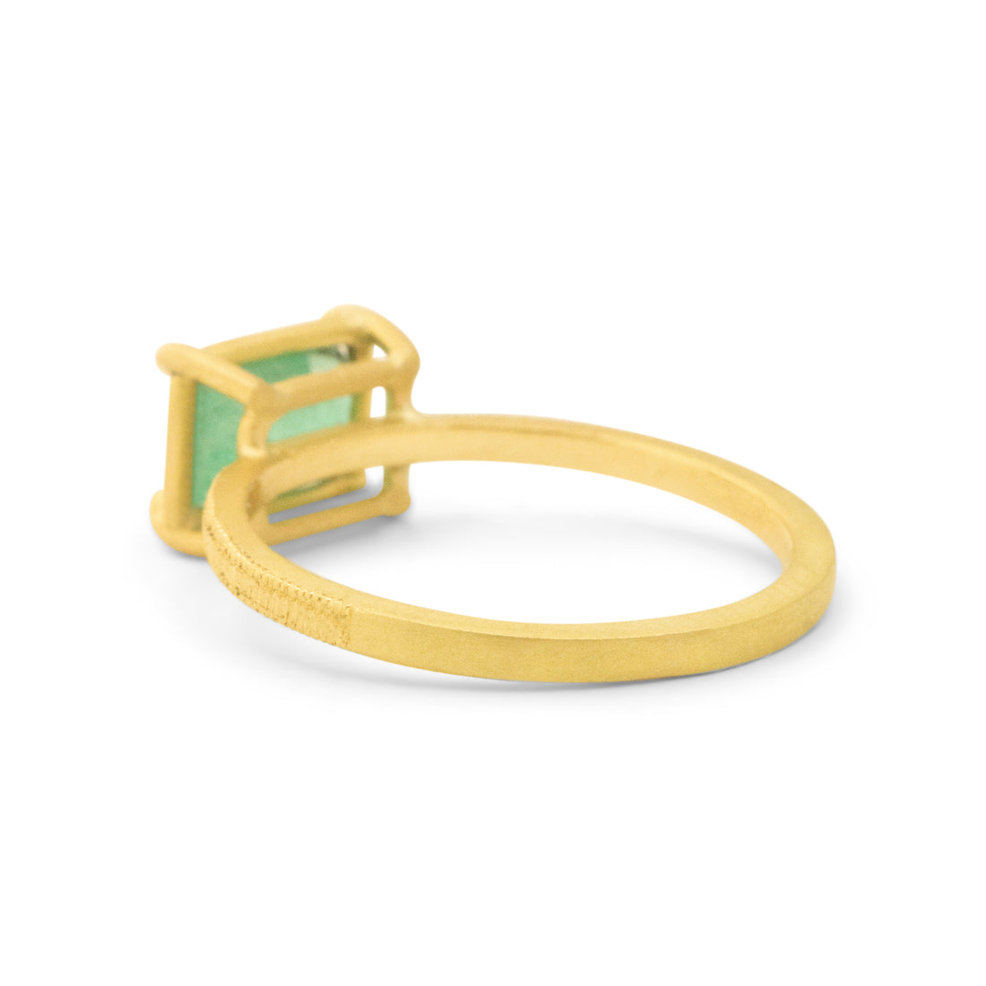 Emerald Basket Solitaire- One of a Kind