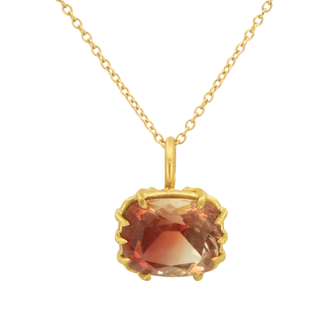 Sunstone Basket Pendant - 3.13CT - One of a Kind