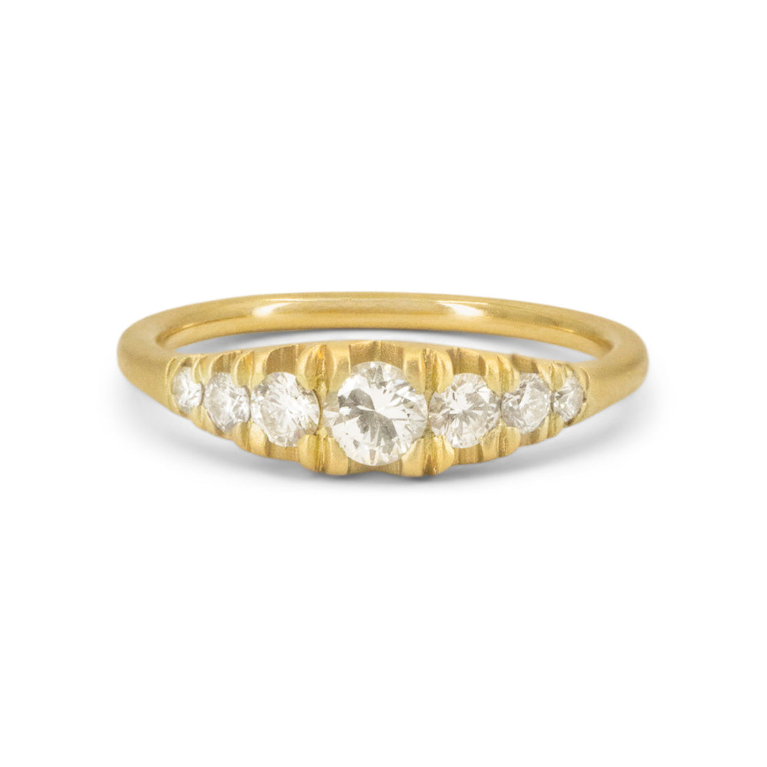 Grand Pave Diamond Rubidoux Ring