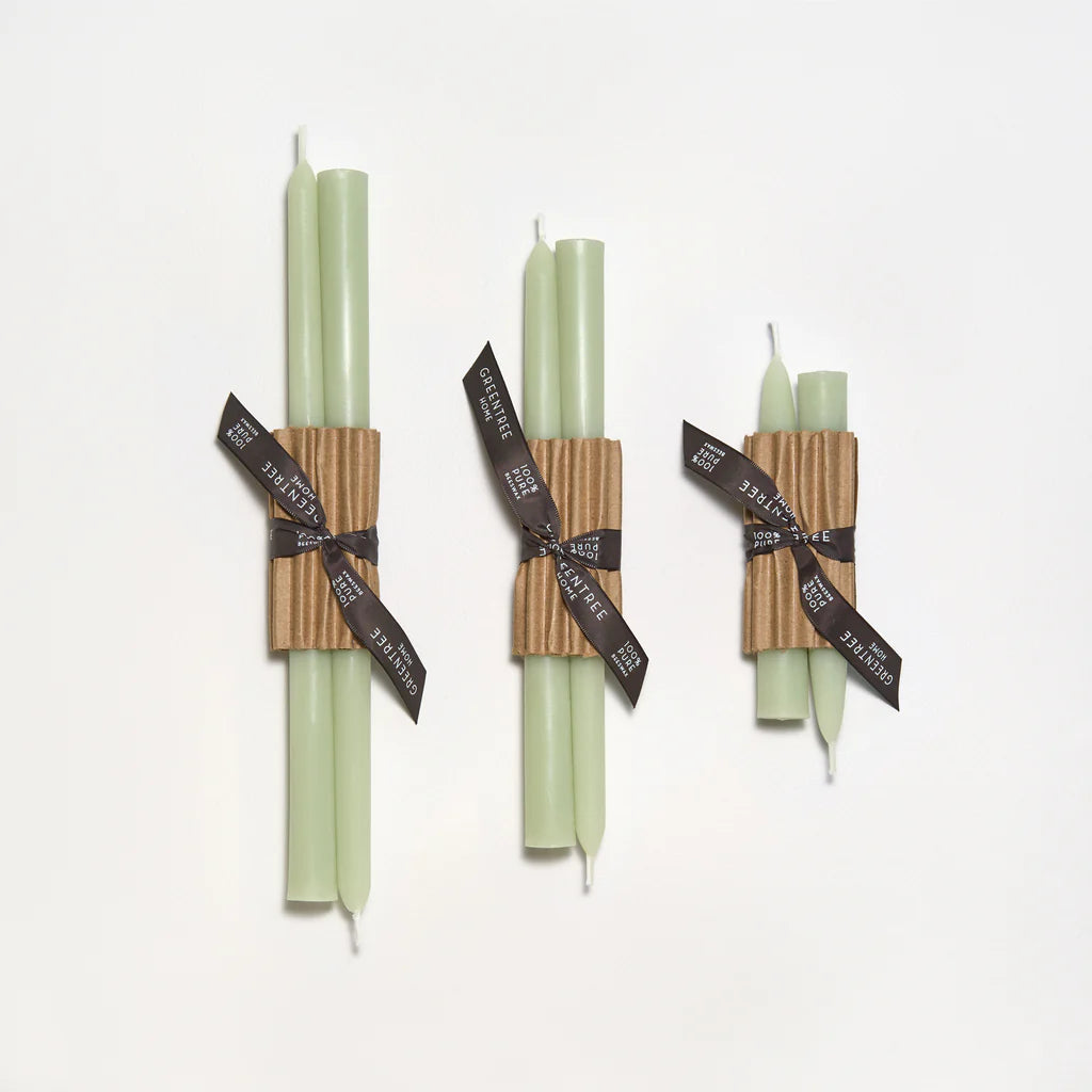 10" Everyday tapers (pair) - Celadon