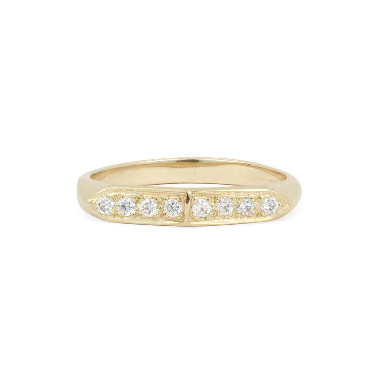 14k Gracia White Diamond Ring