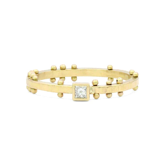 14k Scattered Dot Solitaire