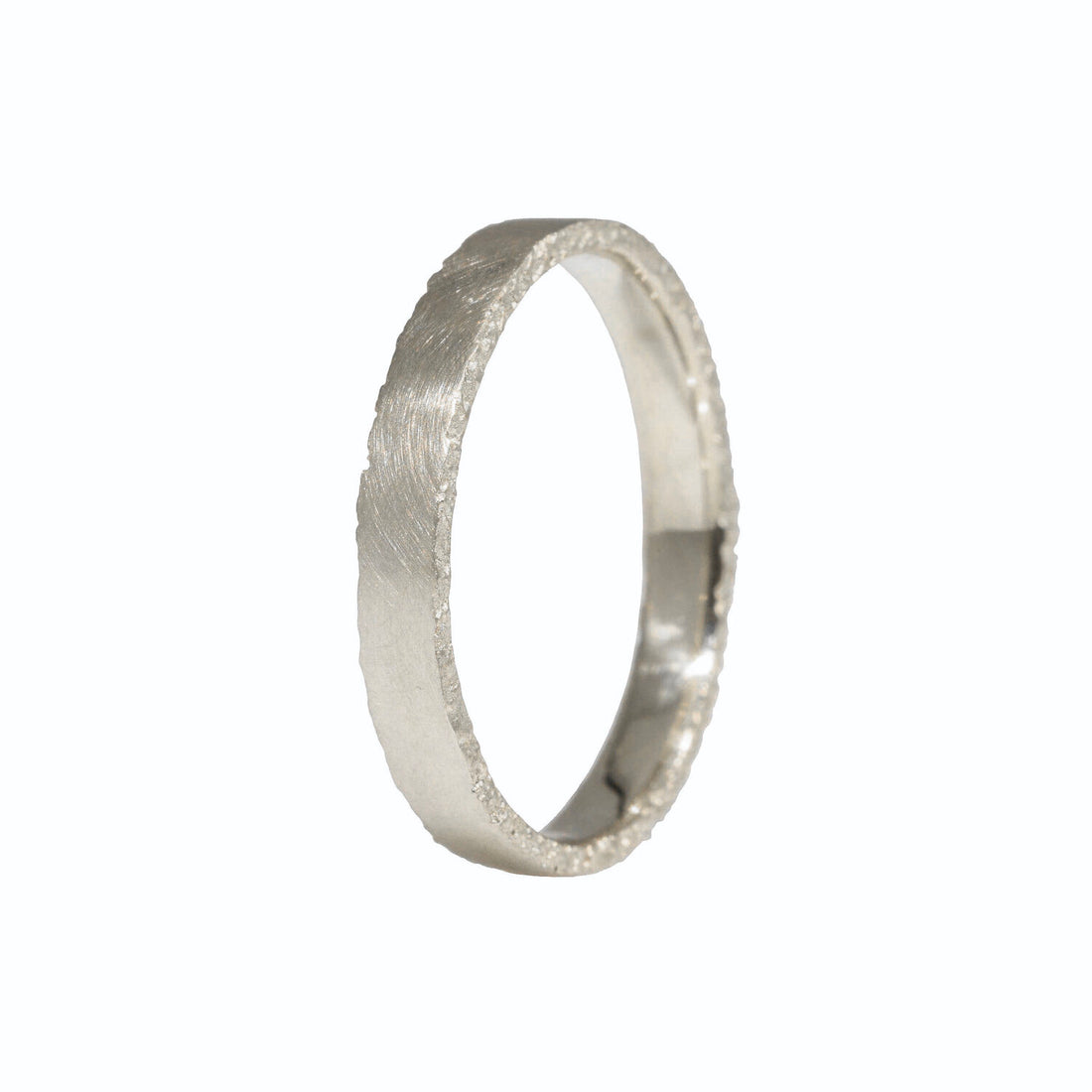 SS Narrow Sand Edge Band