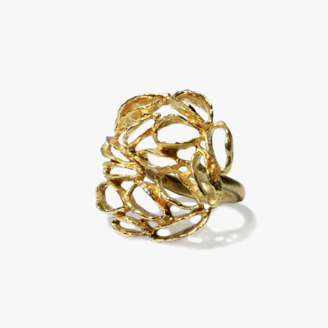 Banskia Medallion Ring Bronze