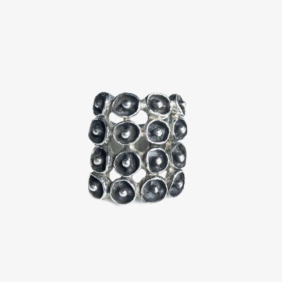 Mosaic Ring Silver