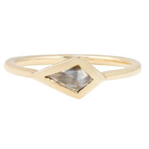 18k Diamond Kite Ring
