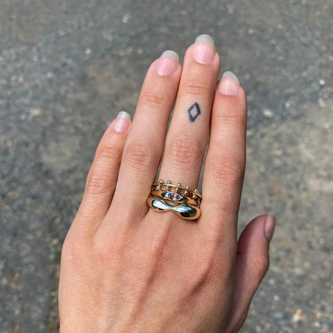 14k Figure Ring