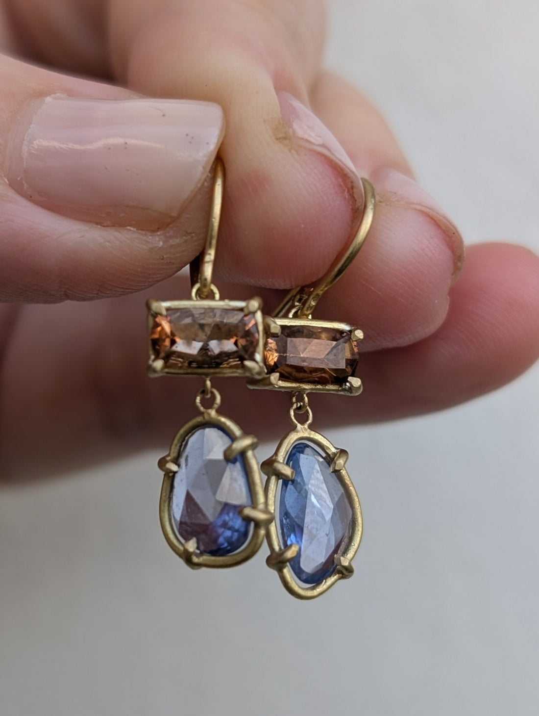 Topaz & Tanzanite Drops