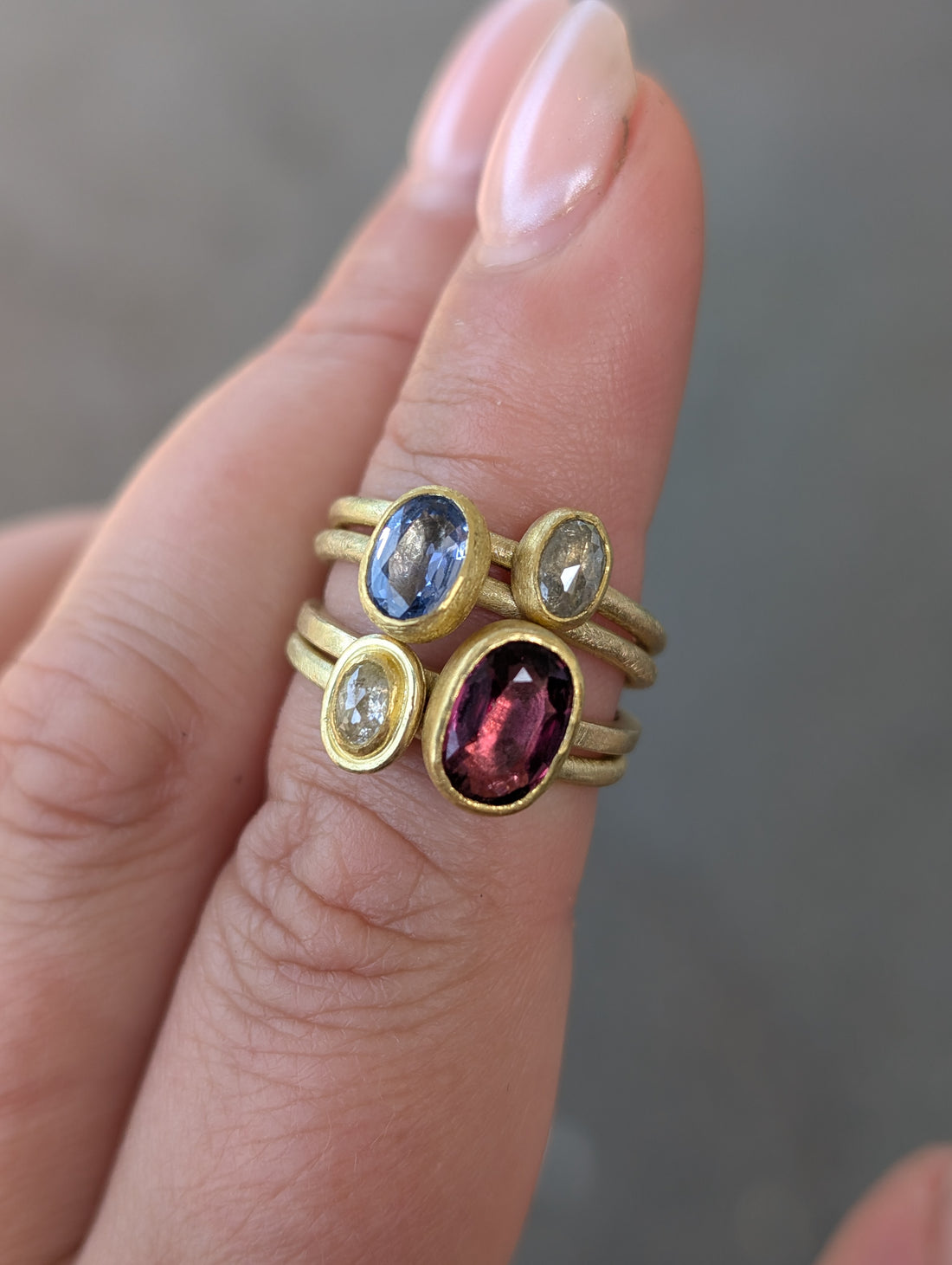 Oval Garnet Ring