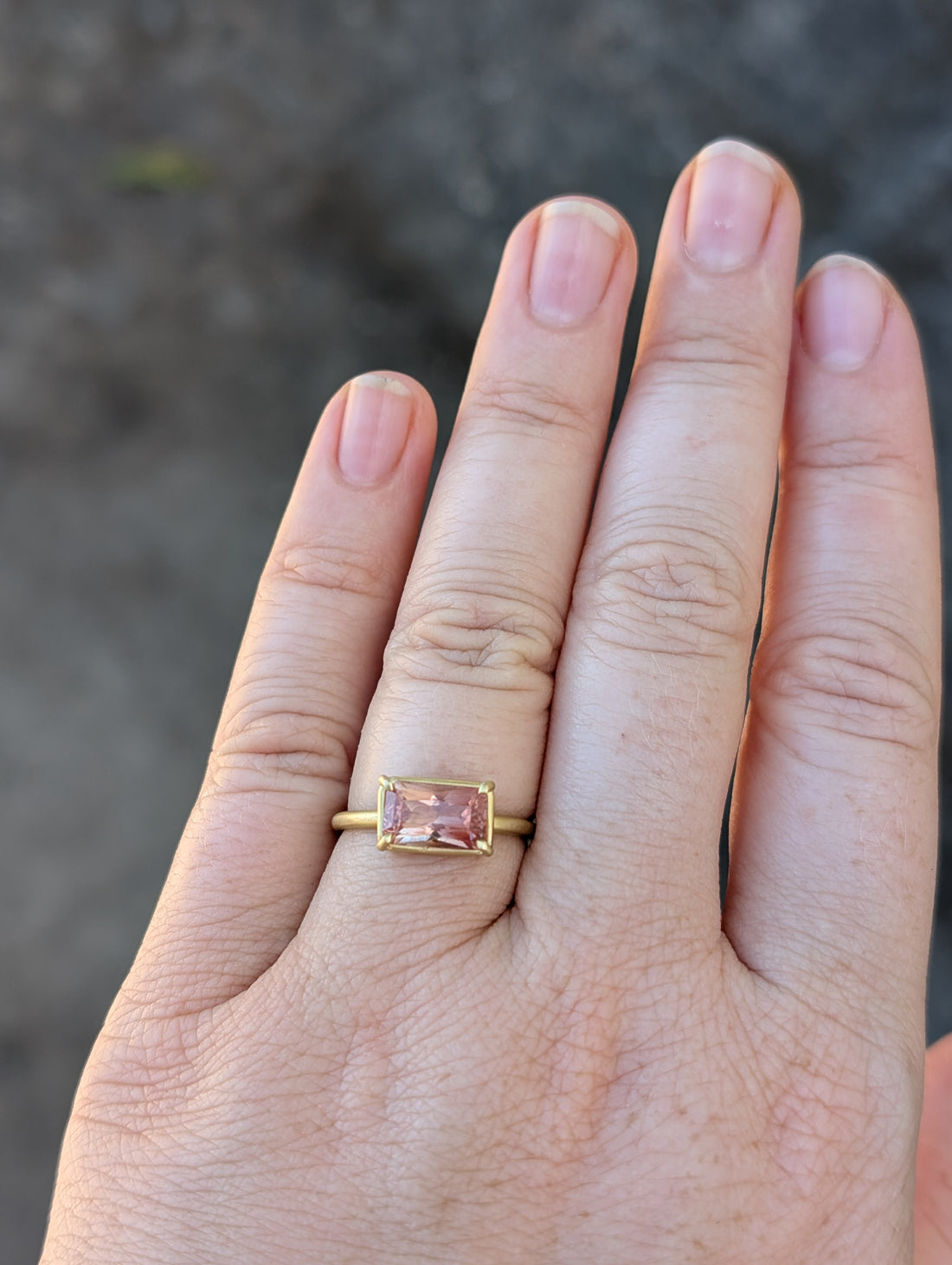 Sunstone Basket Ring - 1.6ct - One of a Kind