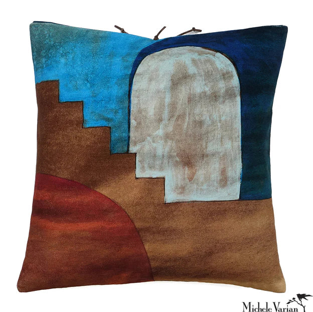 Aegean Passage Velvet Pillow- 20x20