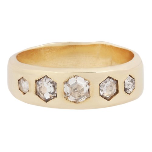 14k Quintet Ring