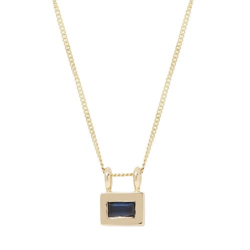 14k Sapphire Passage Necklace
