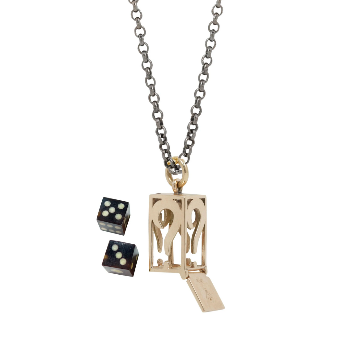 Uncertainty Necklace- 14k