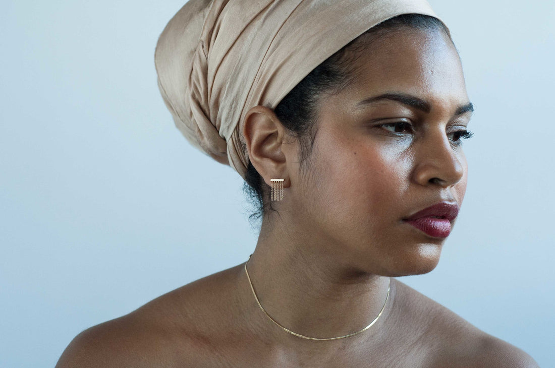 Short Fringe Earring