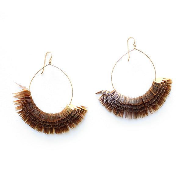Feathers Hoops- large