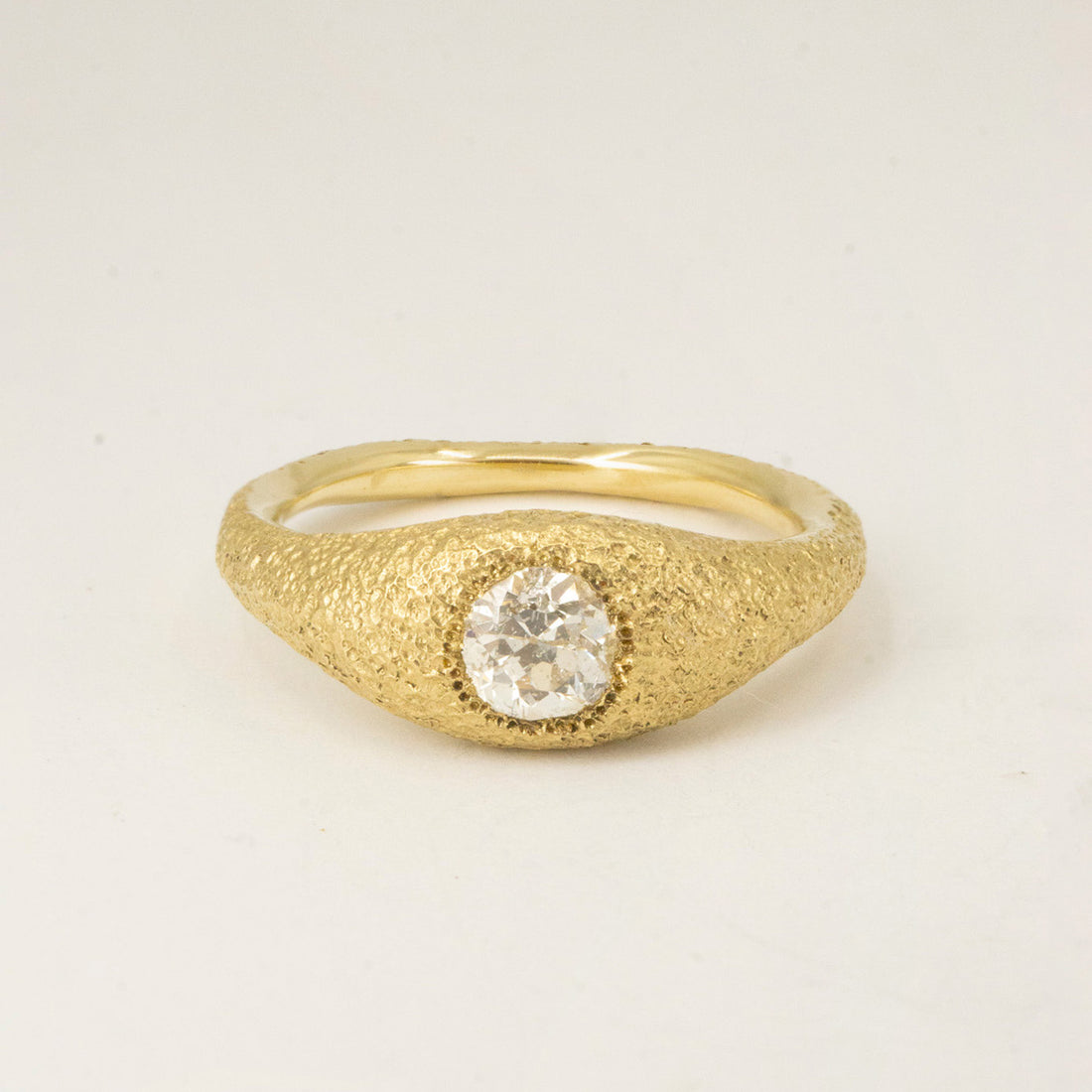 White Diamond OOAK Desert Solitaire