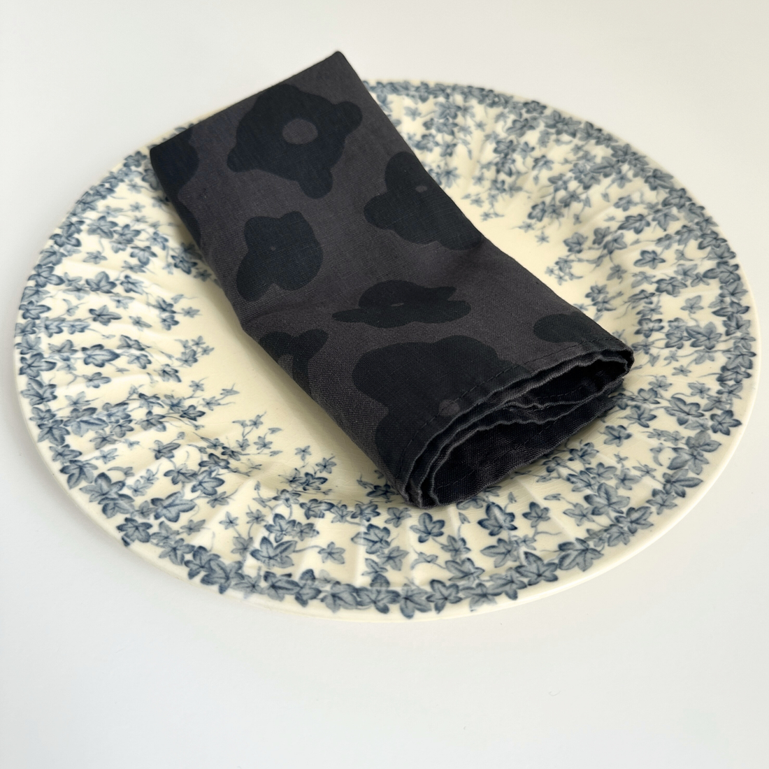 Napkins - Set of 2 - Celeste - Faded Black - Faded Black