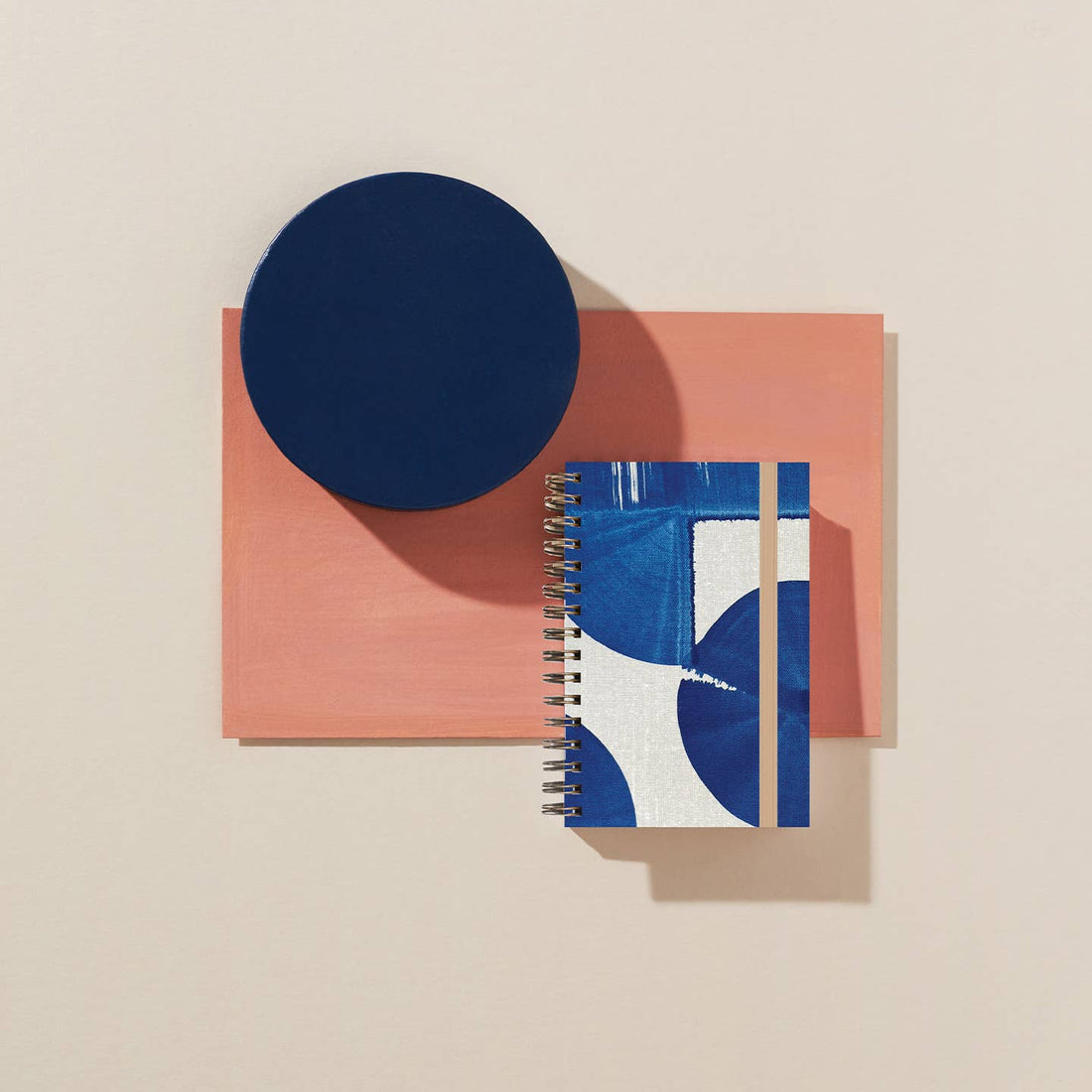 Indigo Small A6 Notebook: Ruled